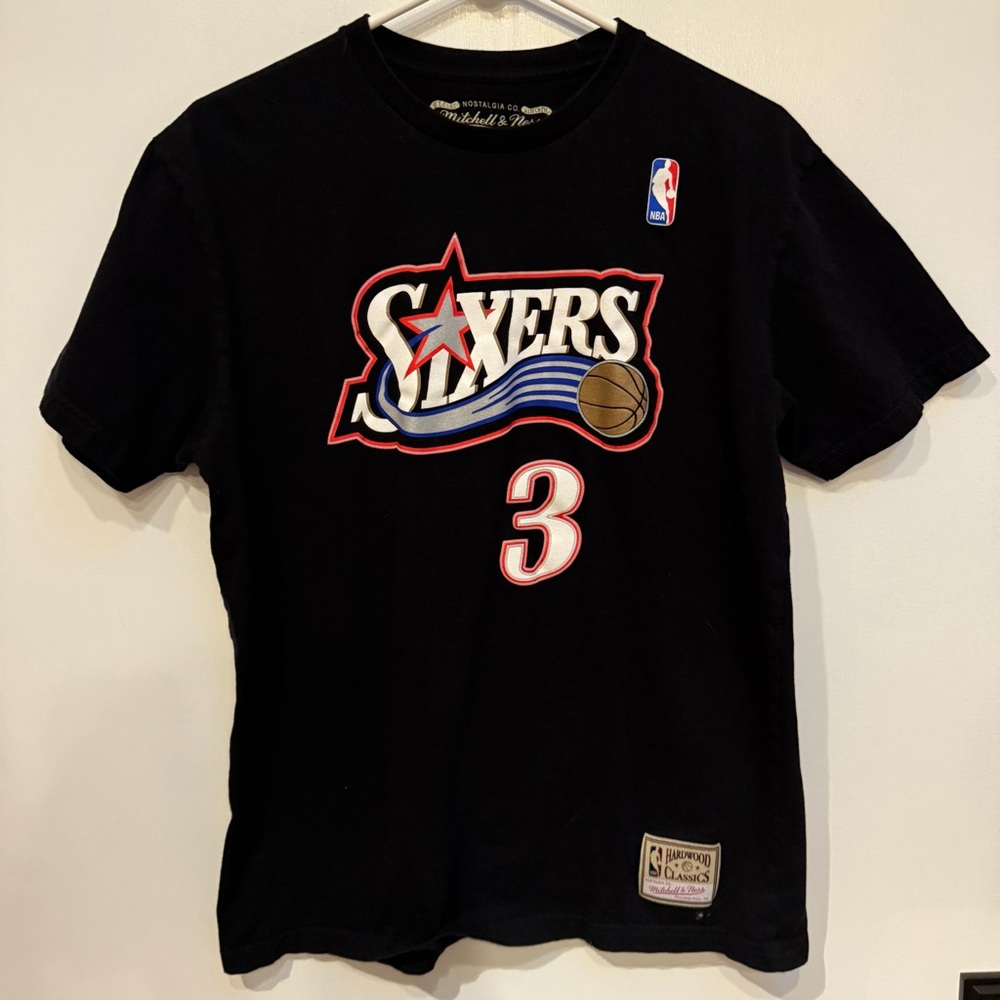 Mitchell & Ness Black Graphic Tee